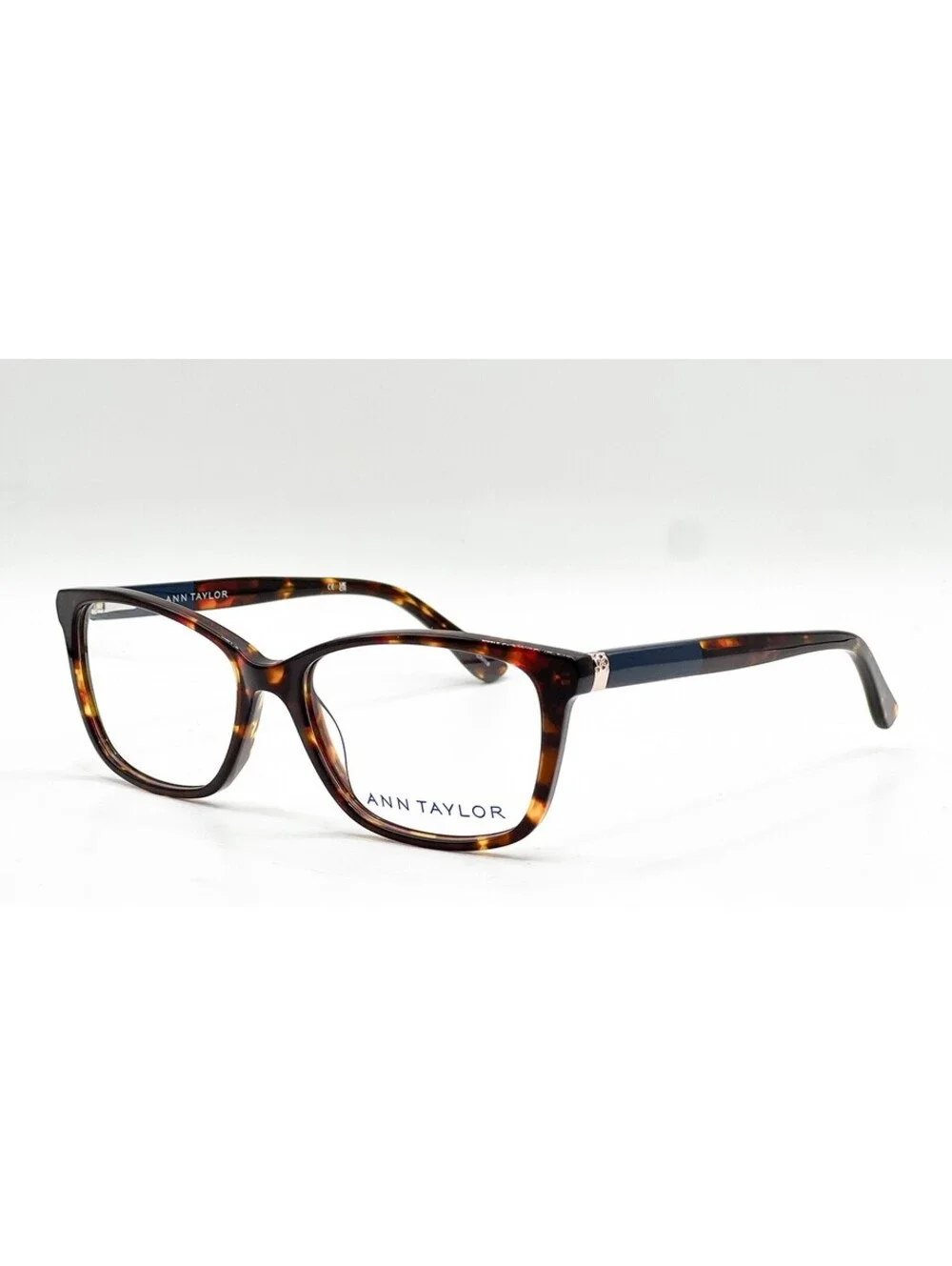Ann Taylor At322 C02 Tortoise/Navy Authentic Eyeglasses 53-16-135